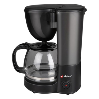 Alpina Koffiezetapparaat | Nedis (12-Kops, Pauzeerfunctie, Automatische uitschakeling, Warmhoudfunctie, Zwart) 871125218102 K170108234