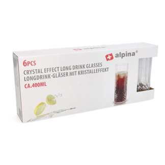 Alpina Longdrinkglas | Alpina | 6 stuks (Kunststof, 400 ml) 871125205305 K170105182 - 3