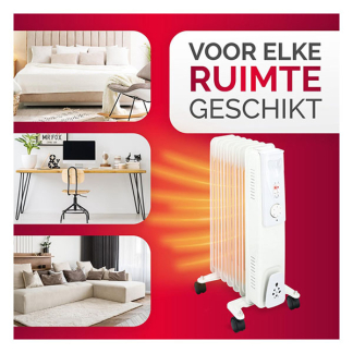 Alpina Olieradiator | Alpina (1500W, Ruimtes tot 16 m²) 871125217400 K170101188 - 7