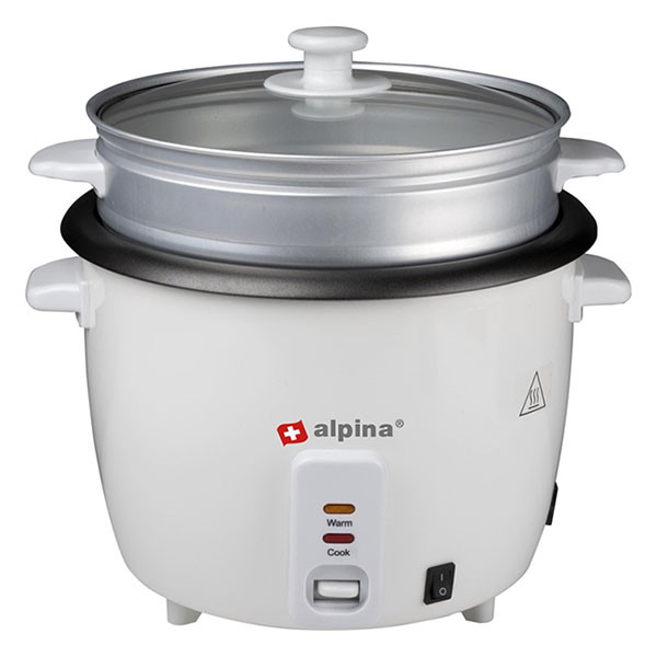 Alpina Rijstkoker | Alpina | 1.8 liter (700W, Binnenpan, Stoommand) 871125218112 K170108238 - 1