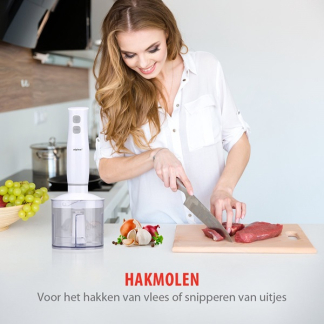 Alpina Staafmixer set | Alpina (400W, Hakmolen, Garde, Pureerstaf) 871125223092 K170108240 - 5