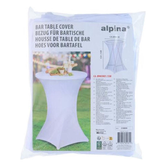 Alpina Tafelhoes bistro | Alpina | Ø 90 cm (Spandex, Wit) 871125230181 K170102261 - 2