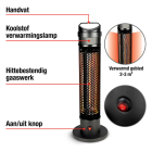 Alpina Terrasverwarmer | Alpina | Staand (800W, IP44, 2 tot 3 m) 871125218782 K170101193 - 4