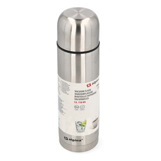 Alpina Thermosfles | Alpina | 750 ml (Dubbelwandig, Inclusief beker, RVS) 871125218665 K170105174 - 2