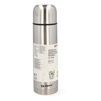 Alpina Thermosfles | Alpina | 750 ml (Dubbelwandig, Inclusief beker, RVS) 871125218665 K170105174