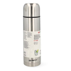 Thermosfles | Alpina | 750 ml (Dubbelwandig, Inclusief beker, RVS)