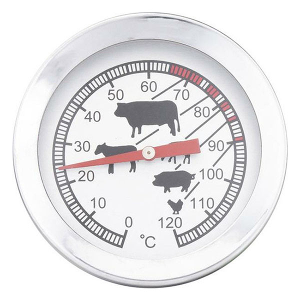 Alpina Vleesthermometer | Alpina | 0 tot 120 graden (RVS, 12 cm, Analoog) 871125226359 K170103142 - 1