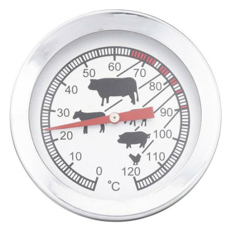 Alpina Vleesthermometer | Alpina | 0 tot 120 graden (RVS, 12 cm, Analoog) 871125226359 K170103142
