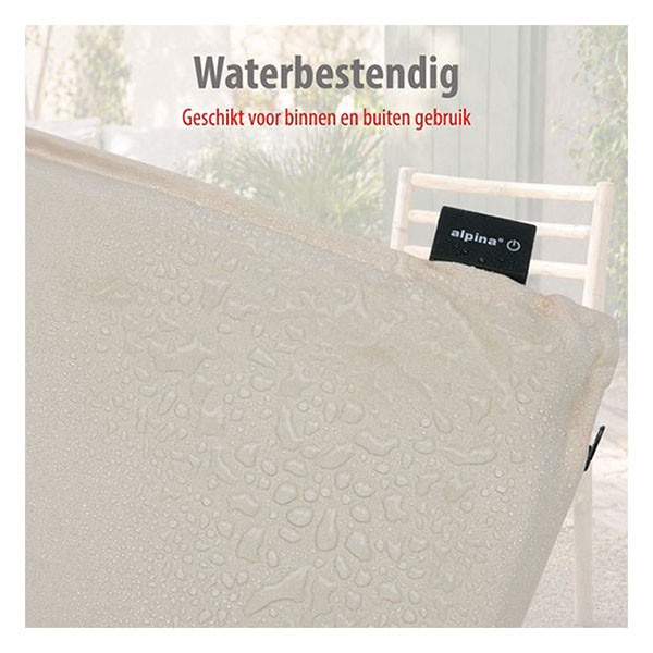 Alpina Warmtekussen | Alpina | 45 x 45 cm (Tot 65° C, USB C kabel, Waterbestendige hoes, Beige) 871125244061 K170101282 - 3