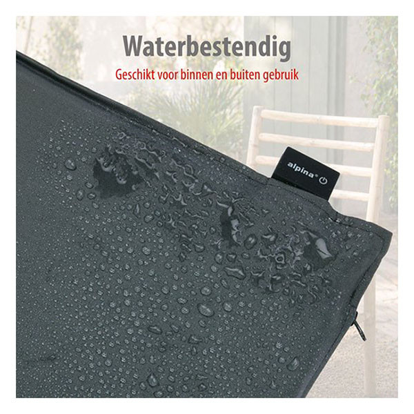 Alpina Warmtekussen | Alpina | 45 x 45 cm (Tot 65° C, USB C kabel, Waterbestendige hoes, Groen) 871125244062 K170101283 - 3