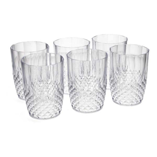 Alpina Waterglas | Alpina | 6 stuks (Kunststof, 400 ml) 871125205304 K170105181 - 2
