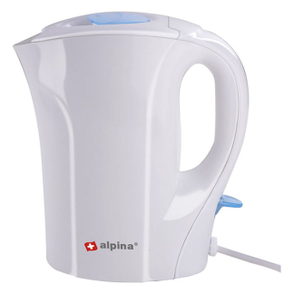 Alpina Waterkoker | Alpina | 1 liter (800-1000W, Droogkookbeveiliging, Wit) 871125218103 K170108242 - 1