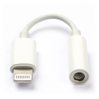 Apple Lightning naar mini jack | Apple Origineel | 10 centimeter MMX62ZM/A K010901184 - 1