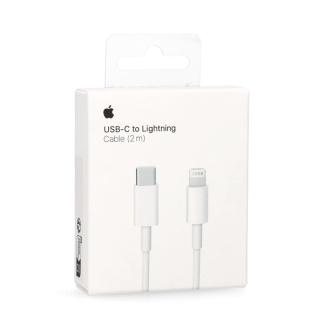 Apple USB C naar Lightning kabel | Apple Origineel | 2 meter (Wit) MKQ42ZM/A MQGH2ZM/A K051002029