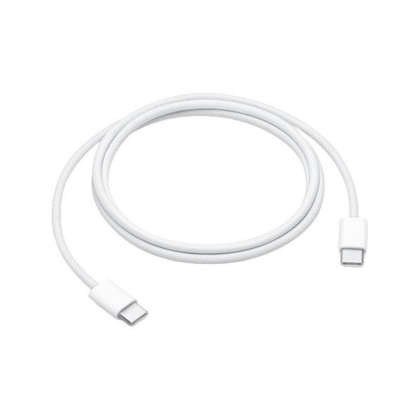 Apple iPad oplaadkabel | USB C ↔ USB C | Apple origineel | 1 meter (USB 2.0, 240W, 480 Mbps, Gevlochten, 100% koper, Wit) MQKJ3ZM/A I010214346 - 1