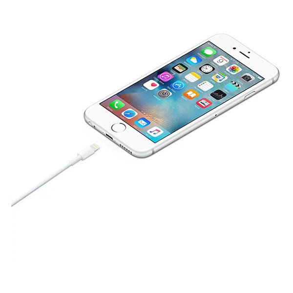 Apple iPhone oplaadkabel | USB A ↔ Lightning | Apple origineel | 1 meter (USB 2.0, Wit) 3994350012 K070501002 - 3