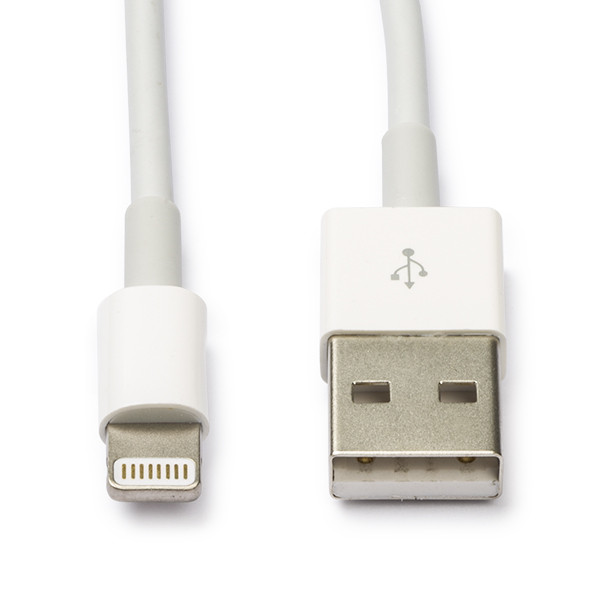 Apple iPhone oplaadkabel | USB A ↔ Lightning | Apple origineel | 2 meter (Wit) 3994350007 K070501003 - 1