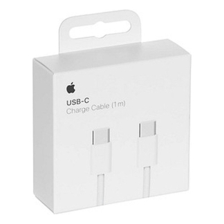 Apple oplaadkabel | USB C ↔ USB C 2.0 | 1 meter (Apple origineel, Gevlochten, 100% koper, Wit) MQKJ3ZM/A M010214346 - 