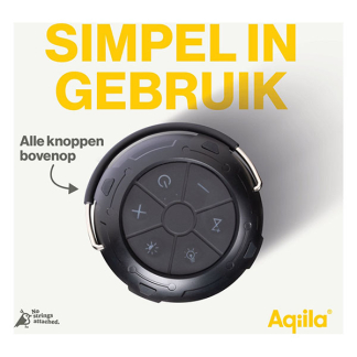 Aqiila Bluetooth speaker | Aqiila | Soundbird B10 | Ø10 x 20 cm (10W, RGB, Powerbank) AQPBB1BK444 K010605531 - 4