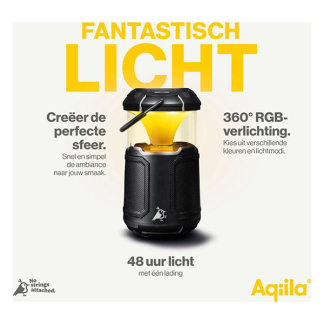 Aqiila Bluetooth speaker | Aqiila | Soundbird B10 | Ø10 x 20 cm (10W, RGB, Powerbank) AQPBB1BK444 K010605531 - 5