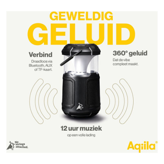 Aqiila Bluetooth speaker | Aqiila | Soundbird B10 | Ø10 x 20 cm (10W, RGB, Powerbank) AQPBB1BK444 K010605531 - 6