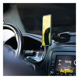 Aqiila Draadloze autolader | Aqiila | Powerbird QC1 (Magnetisch, 360° draaibaar, Klem) AQWCQC1CBI15W377 K010605529 - 4