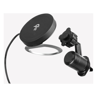 Aqiila Draadloze autolader | Aqiila | Powerbird QC1 (Magnetisch, 360° draaibaar, Klem) AQWCQC1CBI15W377 K010605529 - 2