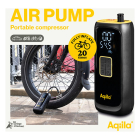 Aqiila Mini compressor | Aqiila | Airbird C4 (10.3 bar, Oplaadbaar, Zaklamp, Powerbank) AQAPC4BK475 K010605533 - 2