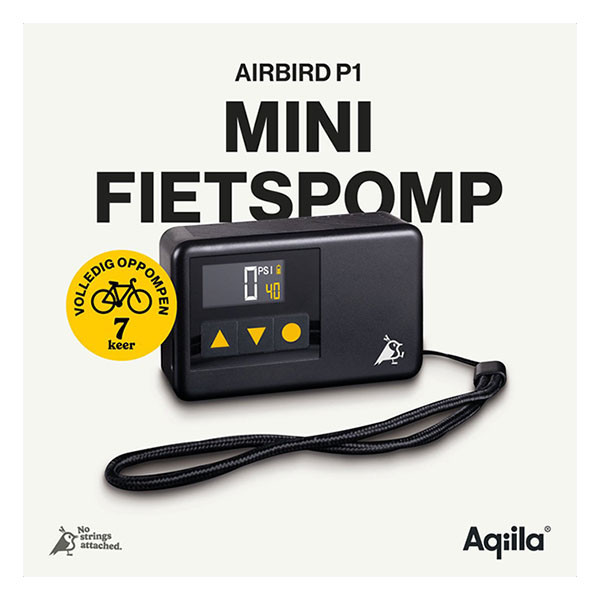 Aqiila Mini compressor | Aqiila | Airbird P1 (8.3 bar, Oplaadbaar) AQAPP1BK649 K010605534 - 10