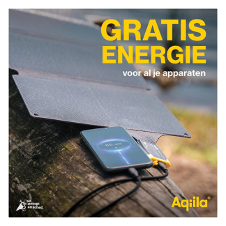 Aqiila Opvouwbaar zonnepaneel | Aqiila | Sunbird P56 | 21 x 132.5 x 0.5 cm (56 Watt, USB C) AQSCP56SUN017 K010605517 - 9