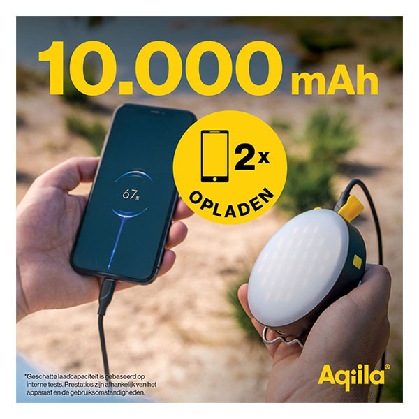 Aqiila Powerbank | Aqiila | Lightbird BL10 | 10.000 mAh (USB C, USB A, 20W, Power Delivery, Lamp) AQPBPBIBL1SG980 K010605528 - 5