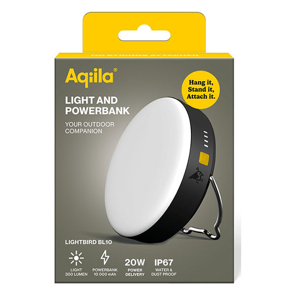 Aqiila Powerbank | Aqiila | Lightbird BL10 | 10.000 mAh (USB C, USB A, 20W, Power Delivery, Lamp) AQPBPBIBL1SG980 K010605528 - 4