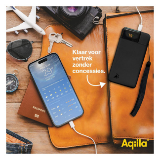 Aqiila Powerbank | Aqiila | Powerbird B10 | 10.000 mAh (1x USB A, 2x USB C, 20W, Zwart) AQPBPBIB10BBK942 K010605520 - 5