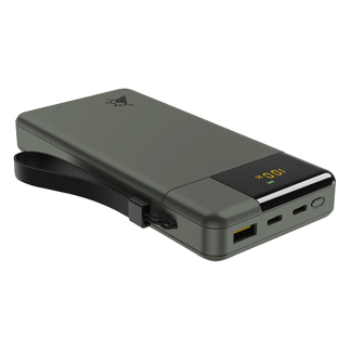 Aqiila Powerbank | Aqiila | Powerbird B20+ | 20.000 mAh (1x USB A, 2x USB C, 65W, Groen) AQPBPBIB20PMGR055 K010605525 - 2