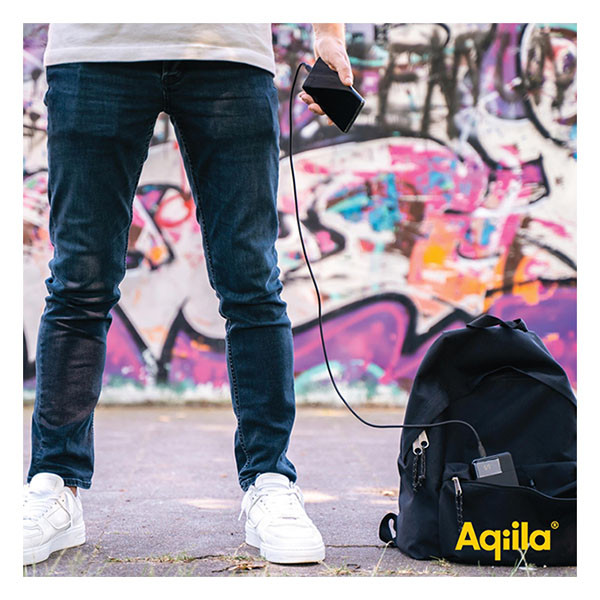 Aqiila Powerbank | Aqiila | Powerbird B20+ | 20.000 mAh (1x USB A, 2x USB C, 65W, Zwart) AQPBPBIB20PBBK966 K010605524 - 3