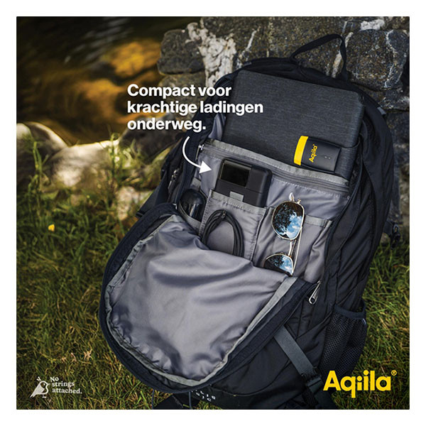 Aqiila Powerbank | Aqiila | Powerbird B20+ | 20.000 mAh (1x USB A, 2x USB C, 65W, Zwart) AQPBPBIB20PBBK966 K010605524 - 9