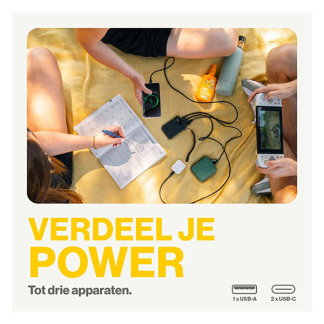 Aqiila Powerbank | Aqiila | Powerbird B5 | 5000 mAh (1x USB A, 2x USB C, 12W, Zwart) AQPBPBIB5BBK935 K010605518 - 9