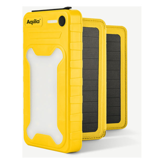 Aqiila Powerbank | Aqiila | Powerbird BS10 | 10.000 mAh (USB C, USB A, 20W, Zonnepaneel, Lamp, IP54) AQPBPBIBS1SG973 K010605526 - 4