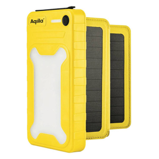 Aqiila Powerbank | Aqiila | Powerbird BS10 | 10.000 mAh (USB C, USB A, 20W, Zonnepaneel, Lamp, IP54) AQPBPBIBS1SG973 K010605526 - 4