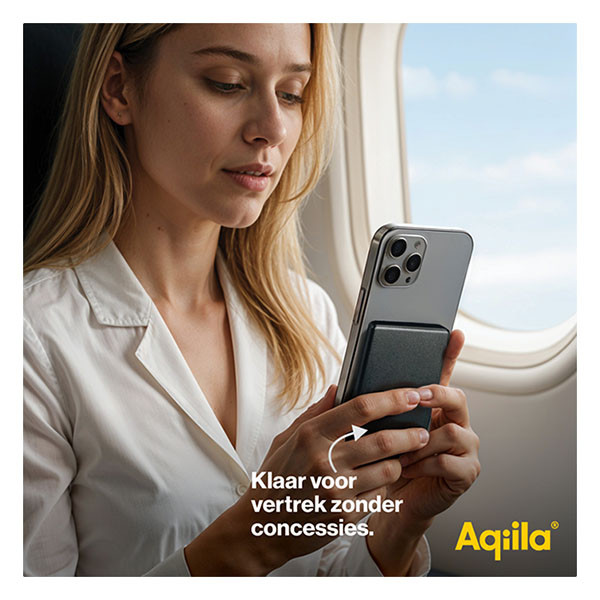 Aqiila Powerbank | Aqiila | Powerbird QB5 | 5000 mAh (MagSafe, USB C, 20W) AQWGPBIQB5BK360 K010605527 - 8