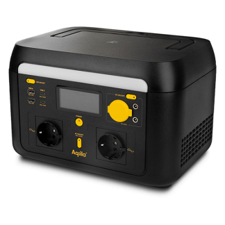 Aqiila Powerstation | Aqiila | Powerbird S600V2 | 20.000 mAh (600W, 2x USB A, 2x USB C, Led, LCD-scherm, Wifi) AQPSS600V2PBI148 K010605510 - 1