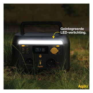 Aqiila Powerstation | Aqiila | Powerbird S600V2 | 20.000 mAh (600W, 2x USB A, 2x USB C, Led, LCD-scherm, Wifi) AQPSS600V2PBI148 K010605510 - 4