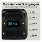 Aqiila Powerstation | Aqiila Powerbird S1800V2 | 24.000 mAh (1800W, 4x USB A, 2x USB C, Led, LCD-scherm, Wifi) AQPS1800V2PBI476 K010605511 - 7