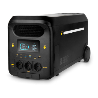 Aqiila Powerstation | Aqiila Powerbird S3000V2 | 50.000 mAh (3000W, 4x USB A, 2x USB C, Led, LCD-scherm, Wifi) AQPSS3000V2PBI162 K010605512 - 1