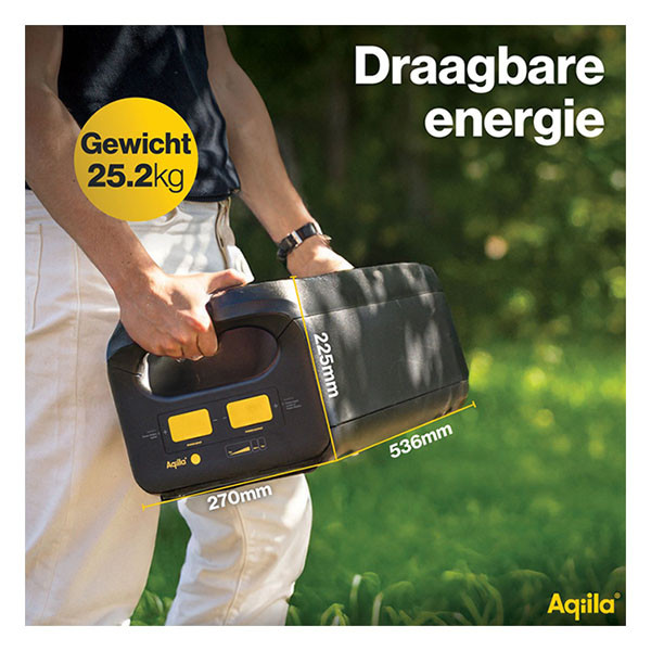 Aqiila Powerstation batterij | Aqiila Powerbird | 50.000 mAh (2500W, Voor Powerbird S3000V2) AQPSS2500EXPPBI179 K010605513 - 4