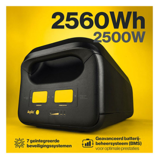 Aqiila Powerstation batterij | Aqiila Powerbird | 50.000 mAh (2500W, Voor Powerbird S3000V2) AQPSS2500EXPPBI179 K010605513 - 2