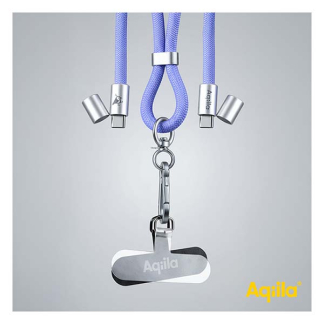 Aqiila USB C telefoonkoord | Aqiila | USB 2.0 (60W, 480 Mbps, Paars) AQLYCBPBICC4PL077 K010605504 - 7