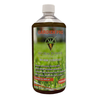 Aqua Aid Bodemverbeteraar | Aqua Aid | Garden Pro WormPower | 1 liter (400 m², Vloeibaar) 18415000 K170115978