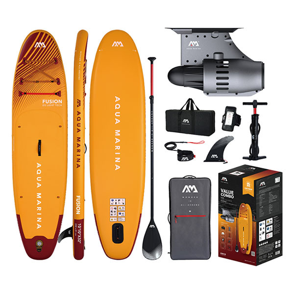 Aqua Marina Sup | Aqua Marina | 330 cm (Incl. motor, Opblaasbaar, Verstelbare peddel, Max. 150 kg, Oranje) BT-23FUPFS K170115335 - 2