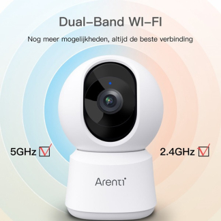 Arenti Babyfoon met camera | Arenti (2.5K, 10 meter nachtzicht, Draaifunctie, Gespreksfunctie, Bewegingsdetectie, Binnen) P2Q A170113627 - 5